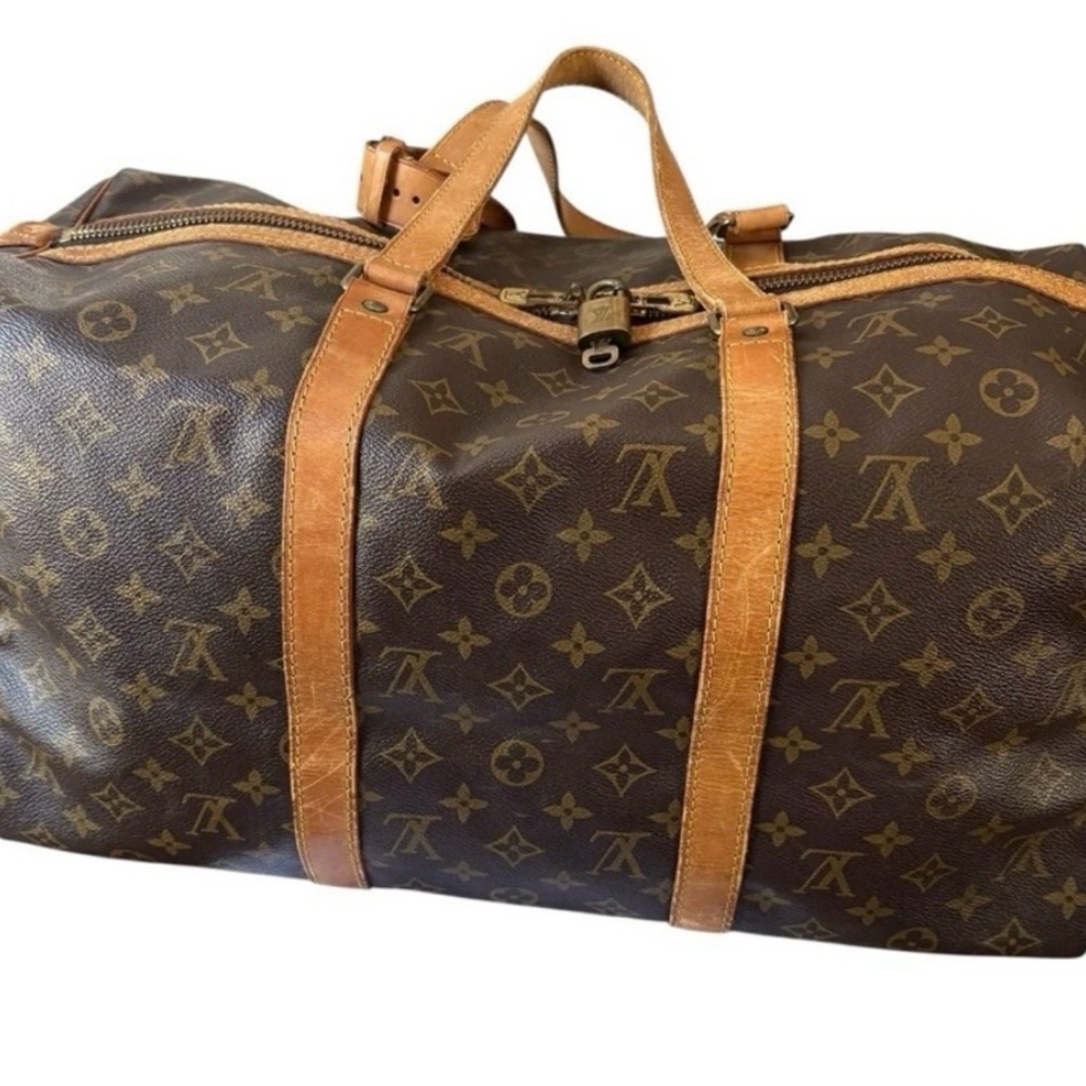 💯Authentic Louis Vuitton Brown Monogram Travel Bag certified by Poshmark - Picture 2 of 11